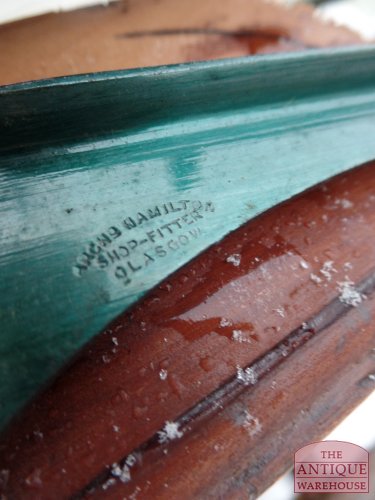 antieke mahonie Engelse vitrinekast 3