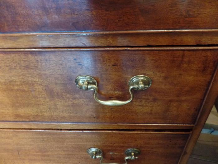 antieke mahonie Schotse ladekast 2