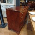 antieke mahonie Schotse ladekast 3