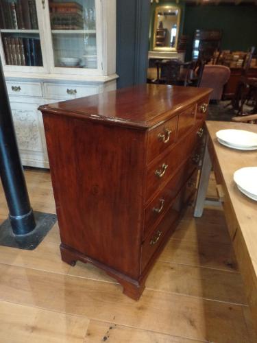 antieke mahonie Schotse ladekast 3