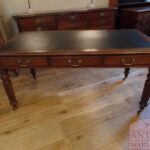 Antieke mahoniehouten schrijftafel circa 1850 1