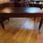 Antieke mahoniehouten schrijftafel circa 1850 3