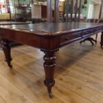 Antieke schrijftafel, bibliotheektafel uit Derby circa 1850 2