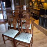 antieke set van 8 eetkamer stoelen 2