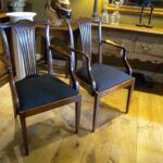antieke set van 8 eetkamer stoelen 3