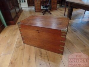 SOLD VERKOCHT   antique military chest