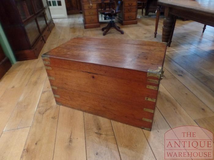 SOLD VERKOCHT   antique military chest