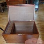 Antieke military kist met Chubb-slot 5