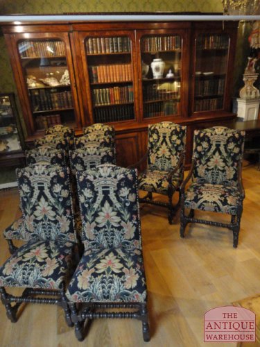 set van 10 Engelse antieke stoelen 2