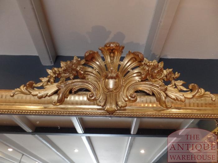 Super antieke Franse Louis Philippe spiegel 2