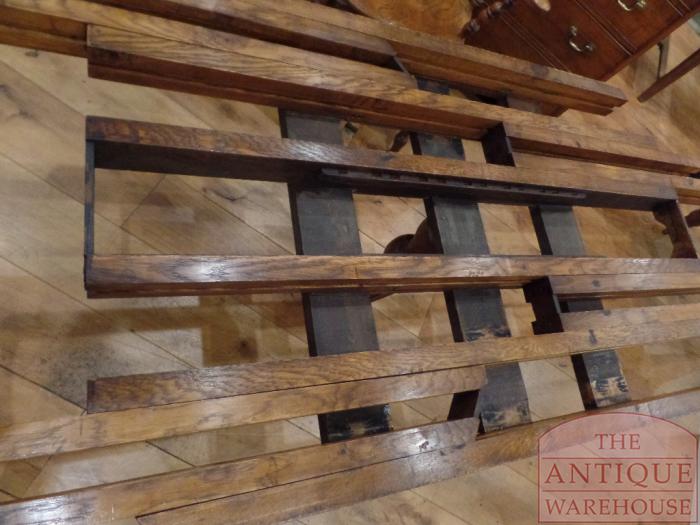 Unique oak max 20 persons English concertina table 4