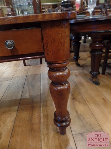 Antieke Engelse bibliotheektafel, vergadertafel 2