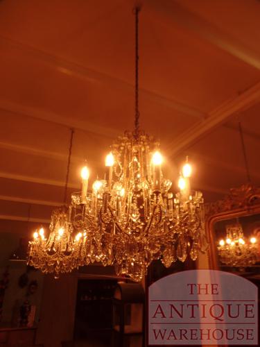 antieke kristallen Franse kroonluchters 2