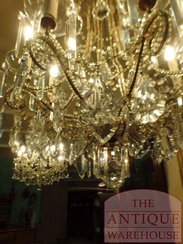 antieke kristallen Franse kroonluchters 3