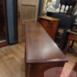 Antiek eikenhouten open boekenkastje 2