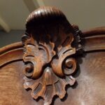 antiek Hollands eiken orgel gebogen kabinet 2