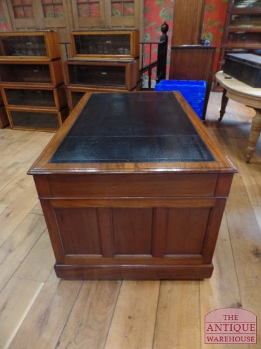 Antiek mahoniehouten Engels bureau 2