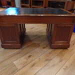 Antiek mahoniehouten Engels bureau 3