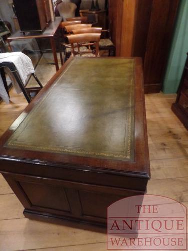 Antiek mahoniehouten Engels bureau 2