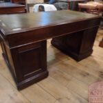 Antiek mahoniehouten Engels bureau 3