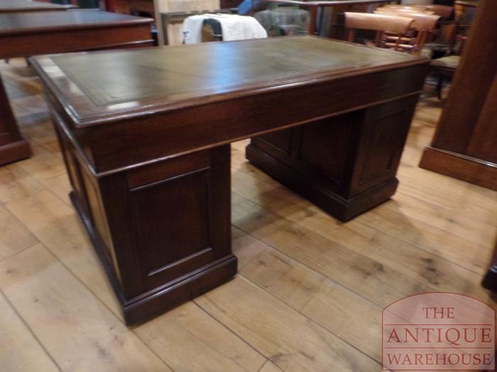 Antiek mahoniehouten Engels bureau 3