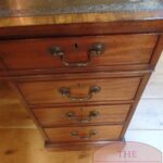 Antiek mahoniehouten Engels partnersbureau 4