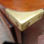 Antiek mahoniehouten military ladekast circa 1880-1900 2