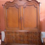 antiek orgelgebogen eiken kabinet 3