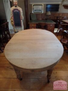 VERKOCHT antieke coulissen tafel, antieke Engelse wind out eiken tafel max 12 personen, ovaal, D-end antique oak, wind-out dining table