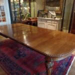 antieke eiken coulissen tafel 1
