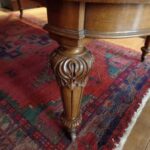 antieke eiken coulissen tafel 2