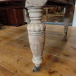 Antieke eiken Engelse coulissen tafel 2