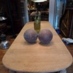 Antieke eiken Engelse coulissen tafel 3