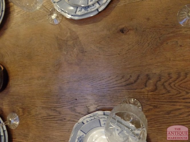 Antieke eiken Franse eettafel 300cm 3