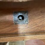 Antieke eikenhouten coulissentafel 2