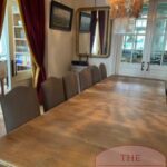 Antieke eikenhouten coulissentafel 3