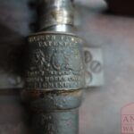 Antieke eikenhouten coulissentafel 5