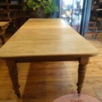Antieke eikenhouten Engelse uitschuiftafel 1