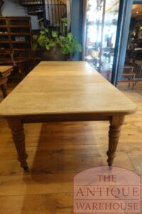 VERKOCHT antieke eikenhouten Engelse uitschuiftafel, eettafel