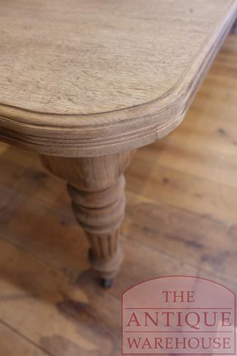 Antieke eikenhouten Engelse uitschuiftafel 2