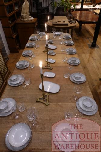 Antieke eikenhouten Engelse uitschuiftafel 3