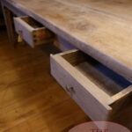 Antieke eikenhouten Franse eettafel 3