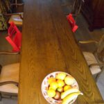 Antieke eikenhouten Franse eettafel 300 cm 1