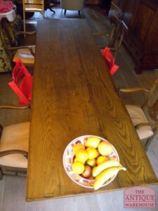 VERKOCHT antieke eikenhouten  Franse eettafel 300 cm, VERKAUFT antiker französischer Esstisch aus Eiche 300 cm