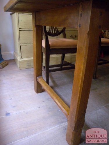 Antieke eikenhouten Franse eettafel 300 cm 3