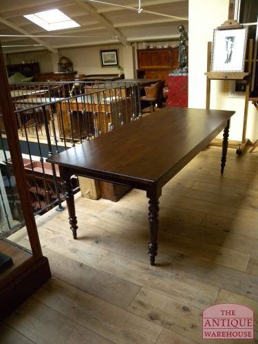 Antieke eikenhouten Franse eettafel 3