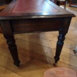 Antieke eikenhouten schrijftafel Engels circa 1850 3