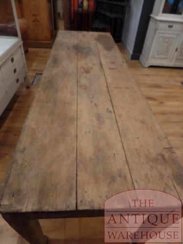 Antieke eikenhouten tafel 3 meter 3