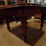 Antieke Engelse coulissentafel 2