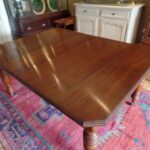 Antieke Engelse mahonie wind out dining table 1